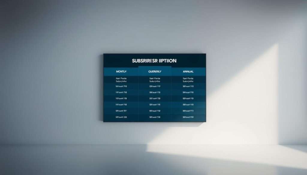 IPTV subscription pricing